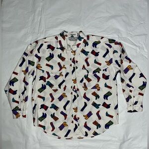 Side Saddle Vintage Women’s Western Button Up Shirt